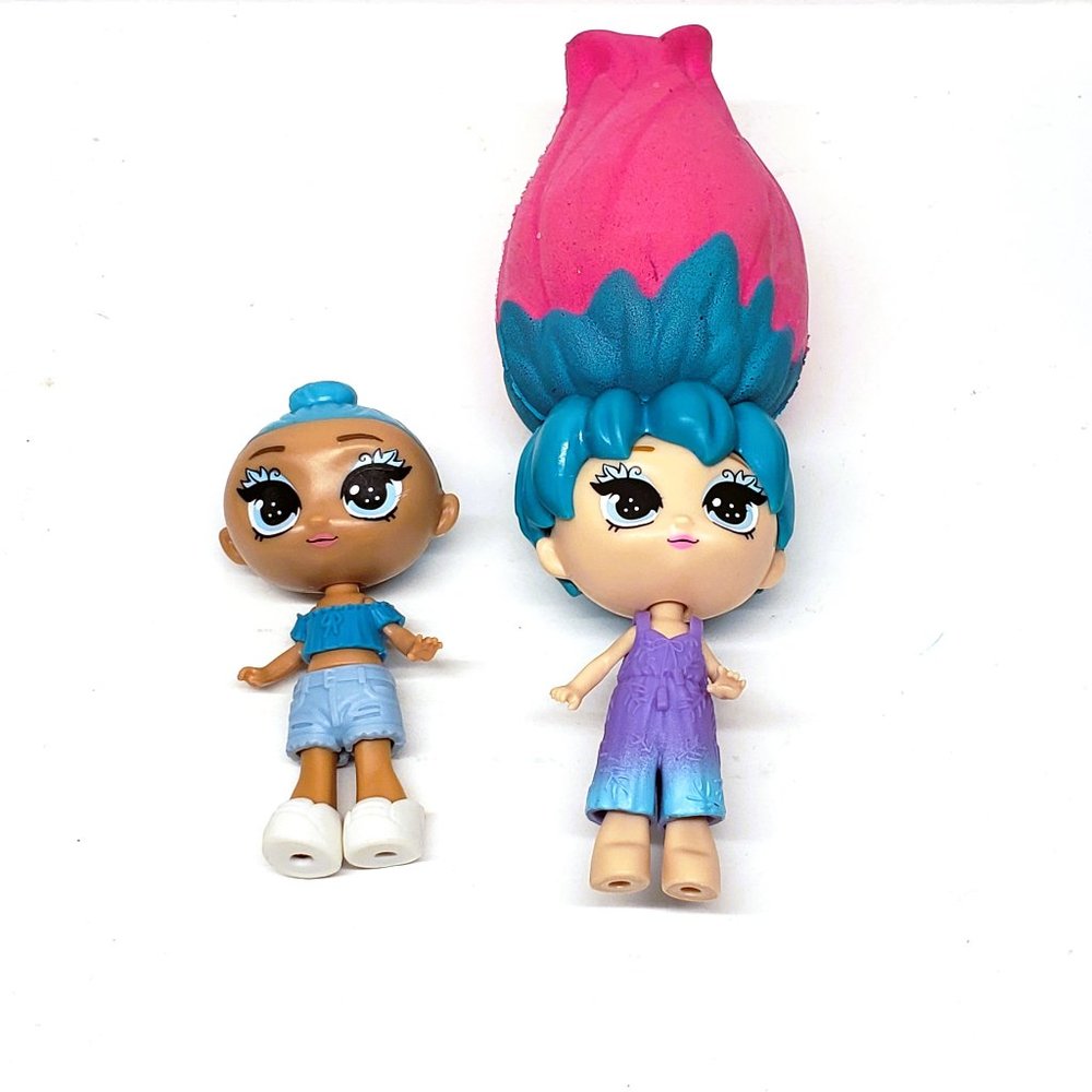 Skyrocket Blume Dolls Series 1 Cora Rare Cammie Pink Squishy Hair Lot x2